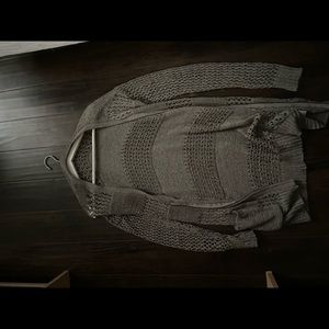 Silver jeans co grey/green cardigan